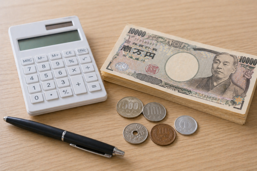 お金と電卓