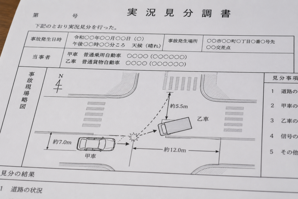 実況見分書